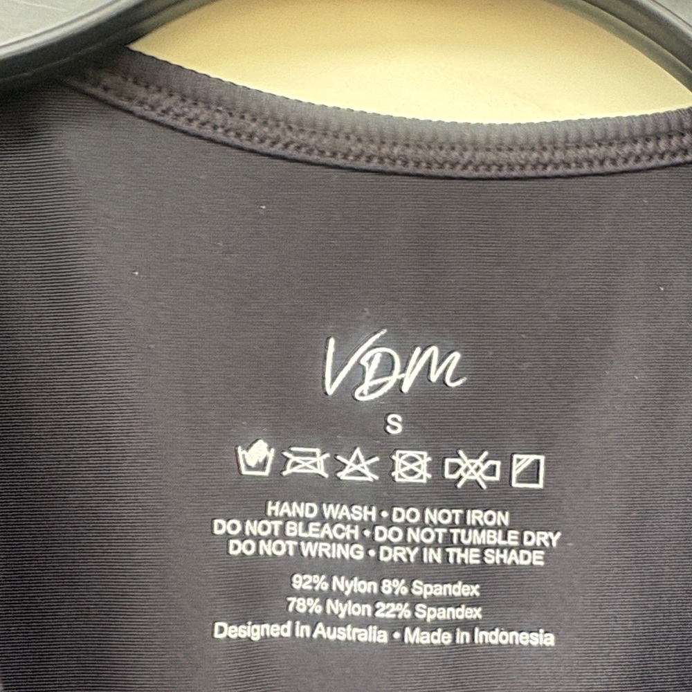 Black Crop Top with Button Detail - Picture 3 of 8